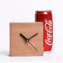Load image into Gallery viewer, Square wooden block Clock Small white ash - SLC3P02-Home Décor-Claymango.com