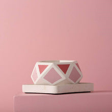 Load image into Gallery viewer, Concrete Hexamont Planter - Pink-Home Décor-Claymango.com
