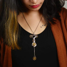 Load image into Gallery viewer, Steampunk pendant made of silver, vintage watch parts-Jewellery-Claymango.com