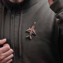 Load image into Gallery viewer, SEPECAT JAGUAR Wooden Brooch - The striker - from Fighter jet collectible series-Mens Accessories-Claymango.com