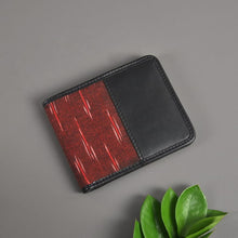Load image into Gallery viewer, Weekend Wallet 4 - compact and contemporary handcrafted out of ikat and Genuine leather-Wallets-Claymango.com
