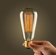 Load image into Gallery viewer, 40W Classical Vintage Retro E27 Filament Edison Bulb Light Warm White Antique Incandescent Bulb Lamp 220v -240v-Lamp-Claymango.com