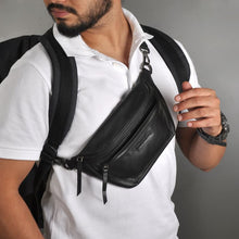 Load image into Gallery viewer, Foxtrot_ UNISEX Fanny pack | cross Bag _handcrafted out of genuine leather-Bags-Claymango.com