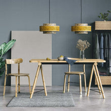 Load image into Gallery viewer, Orbit Lamp (Pendant Lamp)-Bamboo-Claymango.com