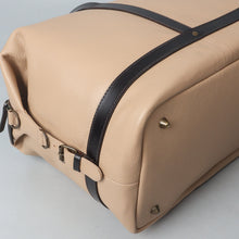 Load image into Gallery viewer, large leather travel bag
