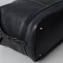 Load image into Gallery viewer, black leather travel bags for boys
