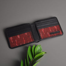 Load image into Gallery viewer, Weekend Wallet 4 - compact and contemporary handcrafted out of ikat and Genuine leather-Wallets-Claymango.com