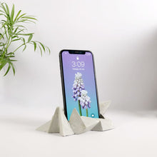 Load image into Gallery viewer, Concrete minimal mountain geometric phone dock-Table Top Accessory-Claymango.com