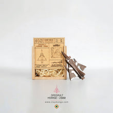 Load image into Gallery viewer, DASSAULT MIRAGE Mother of Pearl Wooden Brooch -from Fighter jet collectible series