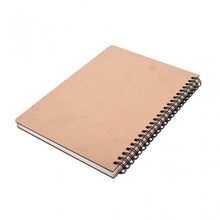 Load image into Gallery viewer, Work Notes- wooden laser cut wire bound handcrafted notebook-Paper & Stationary-Claymango.com