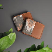 Load image into Gallery viewer, Weekend Wallet 2 - compact and contemporary handcrafted out of ikat and Genuine leather-Wallets-Claymango.com