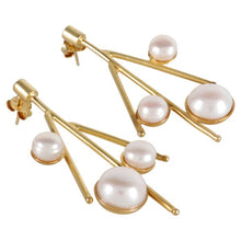 Load image into Gallery viewer, Miya Danglers - Sterling silver & gold Plated-Jewellery-Claymango.com