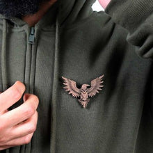 Load image into Gallery viewer, Raven_ My Spirit Animal Collection - Brooch-Mens Accessories-Claymango.com