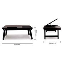 Load image into Gallery viewer, Bah Lap Stand (Black)-Bamboo-Claymango.com