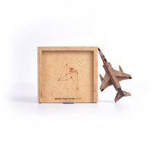 Load image into Gallery viewer, SEPECAT JAGUAR Wooden Brooch - The striker - from Fighter jet collectible series-Mens Accessories-Claymango.com