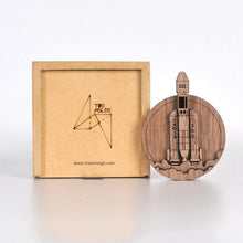 Load image into Gallery viewer, Geosynchronous Satellite Launch Vehicle Mark III - Badge from Twofolds-Mens Accessories-Claymango.com