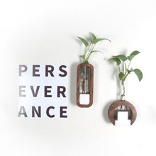 Load image into Gallery viewer, Minima Wood and Marble table top/wall hanging planter.-Home Décor-Claymango.com