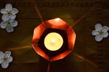 Load image into Gallery viewer, lotus glow tealight holder - Stainless Steel-Home Décor-Claymango.com