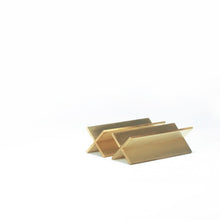 Load image into Gallery viewer, X Stands -Created for a pen/pencil(Set of 2,Both brass)-Paper & Stationary-Claymango.com