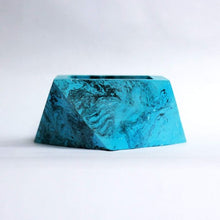 Load image into Gallery viewer, Paradox Origami Blue/Black Cement Planter/Vase/Flower Pot/Home Decor-Home Décor-Claymango.com