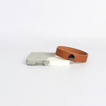 Load image into Gallery viewer, Minimal Harness Leather Tan Wrist Ban-Unisex-Mens Accessories-Claymango.com