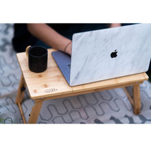 Load image into Gallery viewer, Bah Lap Stand (Natural)-Bamboo-Claymango.com