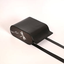 Load image into Gallery viewer, "Pracheeka mini " compact Cross body | sling bag handcrafted in genuine nappa leather, Mother of pearl and premium wood.-Bags-Claymango.com