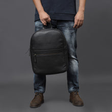 Load image into Gallery viewer, leather backpack for men
