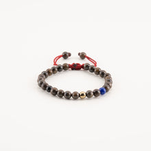Load image into Gallery viewer, Fiery Trio Beaded Bracelet