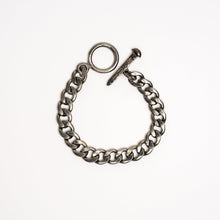Load image into Gallery viewer, Cuban Chain Bracelet - 10mm - Chrome Noir