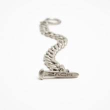 Load image into Gallery viewer, CUBAN CHAIN BRACELET - 10mm - SATIN SILVER