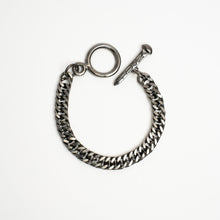 Load image into Gallery viewer, Spiga Chain Bracelet - 8mm - Chrome Noir