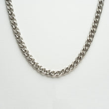 Load image into Gallery viewer, Cuban Neck Chain - 8mm - Satin Silver