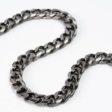 Load image into Gallery viewer, Cuban Neck Chain - 8mm - Chrome Noir