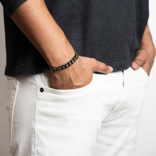 Load image into Gallery viewer, Cuban Chain Bracelet - 10mm - Chrome Noir