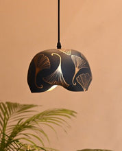 Load image into Gallery viewer, Blue gold hanging pendant lamp