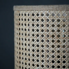 Load image into Gallery viewer, Alpha Vienna - Unique handmade Woven table top Light, Natural Rattan/Cane Table top Light for Home and offices.