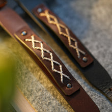 Load image into Gallery viewer, Kubek - Criss-Cross genuine leather wrist bands