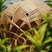 Load image into Gallery viewer, Jelly Regular - Unique handmade Woven Hanging Pendant Light, Natural/Bamboo Pendant Light for Home restaurants and offices.(Size: 14" * 14" )