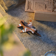 Load image into Gallery viewer, SEPECAT JAGUAR Mother of Pearl Wooden Brooch - The striker - from Fighter jet collectible series