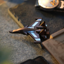 Load image into Gallery viewer, SUKHOI SU-30MKI Mother of Pearl Wooden Brooch - The Master - from Fighter jet collectible series