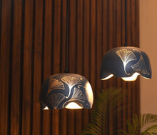 Load image into Gallery viewer, Combo of 2 Blue gold Hanging Pendant Lamp