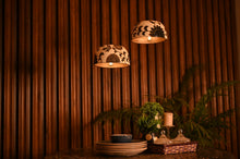 Load image into Gallery viewer, Combo of 2 beautiful black gold Flower Pendant Lamp