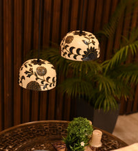 Load image into Gallery viewer, Combo of 3 dome Shaped Multicolor Hanging Lamp