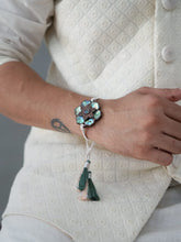 Load image into Gallery viewer, Sersez Mother of Pearl Multifunction Rakhi Basic(Rakhi + Brooch)