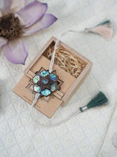Load image into Gallery viewer, Sersez Mother of Pearl Multifunction Rakhi Basic(Rakhi + Brooch)
