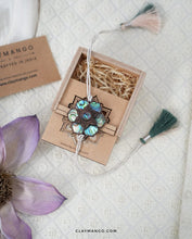 Load image into Gallery viewer, Sersez Mother of Pearl Multifunction Rakhi Basic(Rakhi + Brooch)