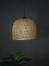 Load image into Gallery viewer, Classic Unique handmade Woven Hanging Pendant Light, Natural/Bamboo Pendant Light for Home restaurants and offices.(Size: 13" * 12" )