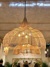 Load image into Gallery viewer, Eclipsa-Unique handmade Woven Hanging Pendant Light, Natural/Cane Pendant Light for Home restaurants and offices.