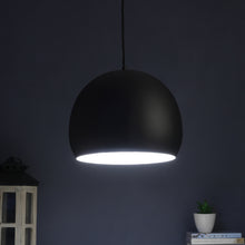 Load image into Gallery viewer, Black Hemispherical Metal Single Hanging Light